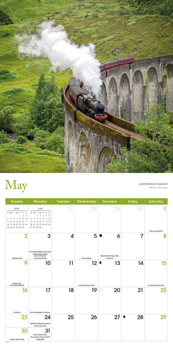 Scotland 2027 Square Wall Calendar