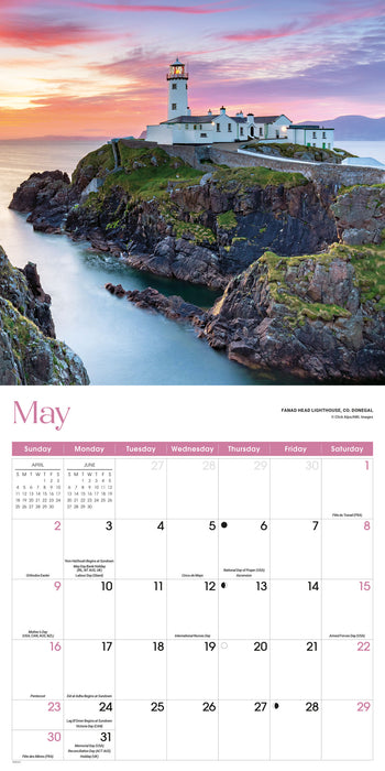 Ireland 2027 Square Wall Calendar