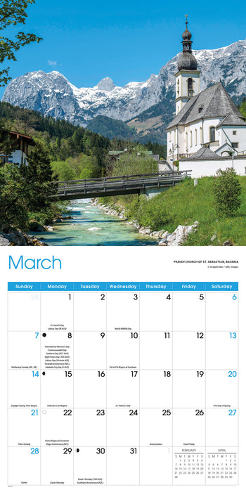 Germany 2027 Square Wall Calendar
