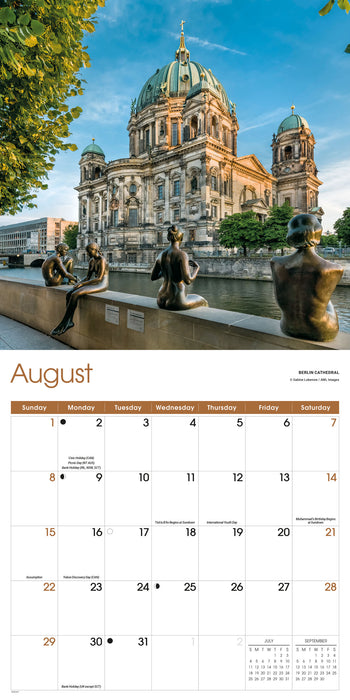 Germany 2027 Square Wall Calendar