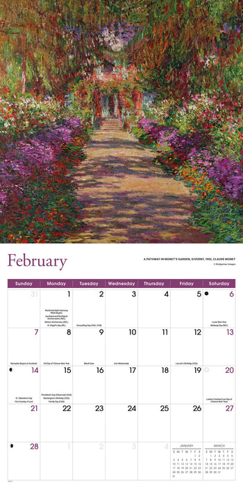 Impressionist 2027 Square Wall Calendar