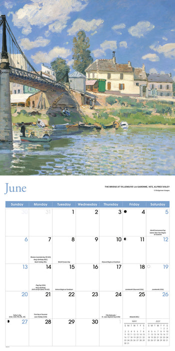 Impressionist 2027 Square Wall Calendar