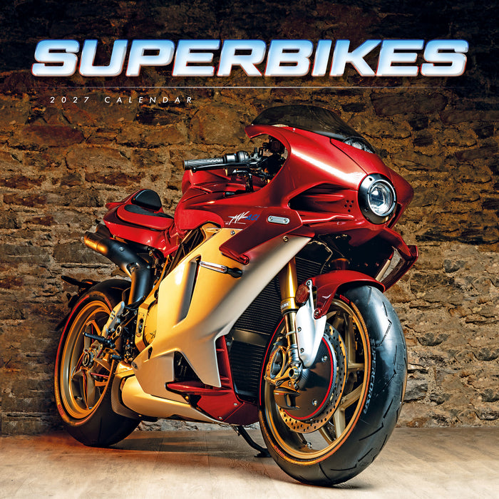 Superbikes Wiro 2027 Square Wall Calendar