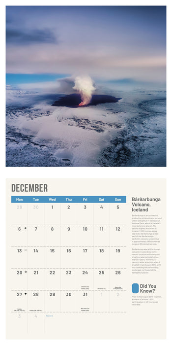 Amazing Planet 2027 Square Wall Calendar