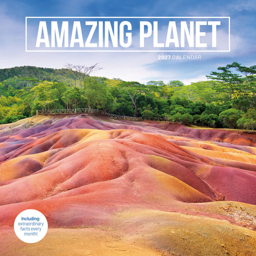 Amazing Planet 2027 Square Wall Calendar