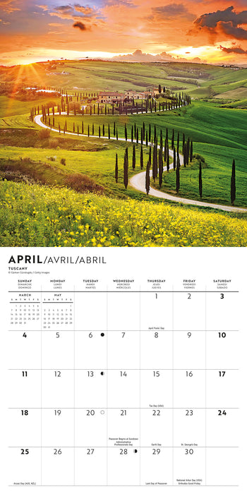 Italy 2027 Mini Wall Calendar