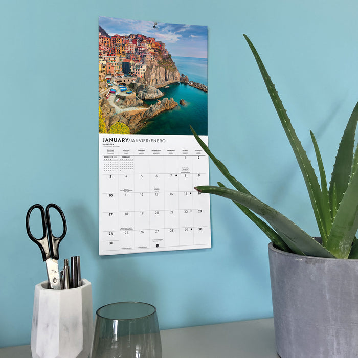 Italy 2027 Mini Wall Calendar