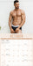 Hunks in Trunks 2027 Square Wall Calendar