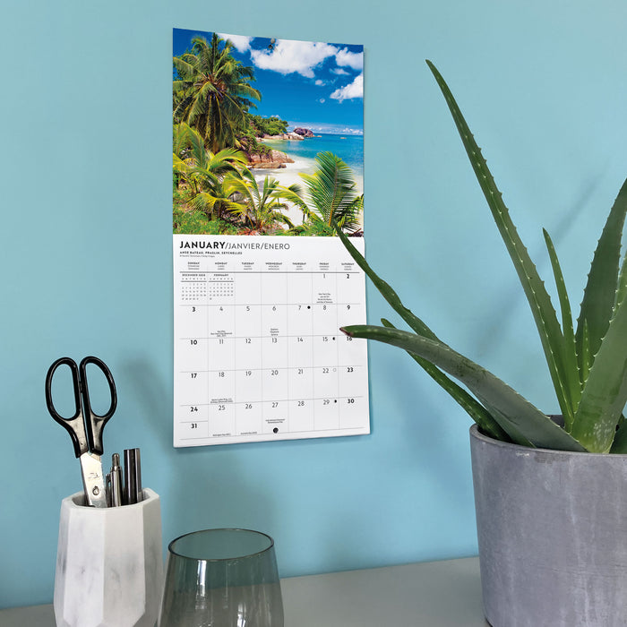 Island Paradise 2027 Mini Wall Calendar
