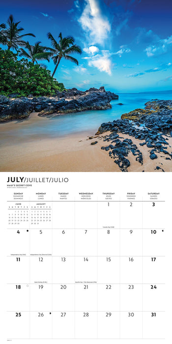 Hawaii 2027 Square Wall Calendar