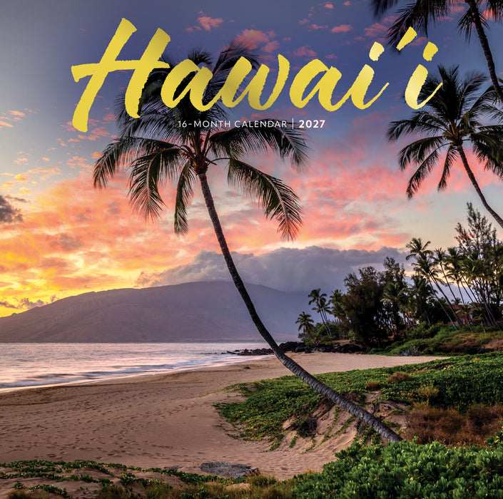 Hawaii 2027 Square Wall Calendar