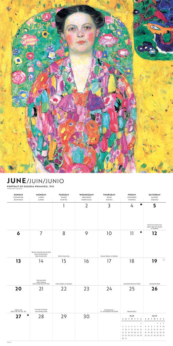 Klimt 2027 Square Wall Calendar