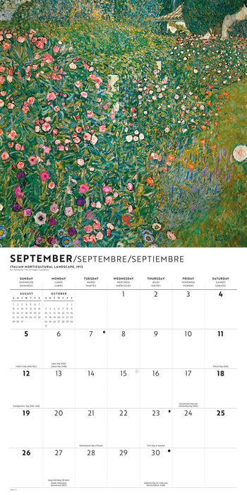 Klimt 2027 Square Wall Calendar