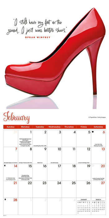 Shoes 2027 Mini Wall Calendar