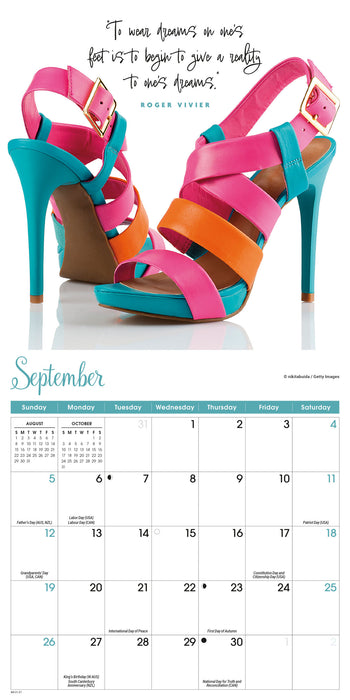 Shoes 2027 Mini Wall Calendar