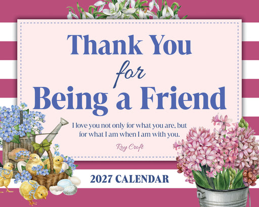 Thank You for Being a Friend 2027 Page-A-Day Calendar