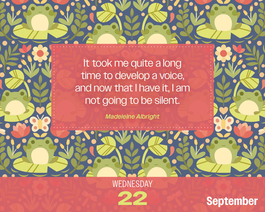 Positivity Vibes Only 2027 Page-A-Day Calendar