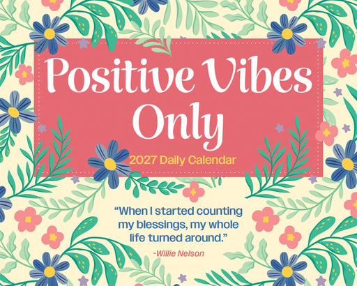 Positivity Vibes Only 2027 Page-A-Day Calendar