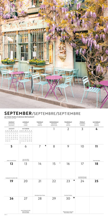 A Parisian Lifestyle 2027 Square Wall Calendar