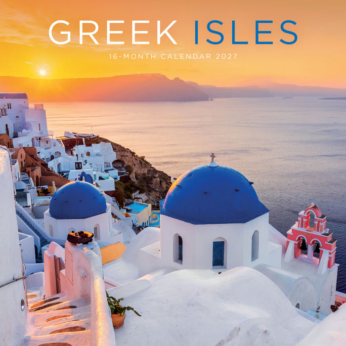 Greek Isles 2027 Mini Wall Calendar