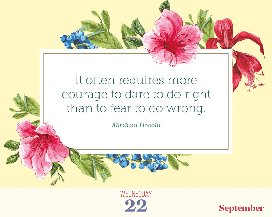 Daily Inspiration 2027 Page-A-Day Calendar