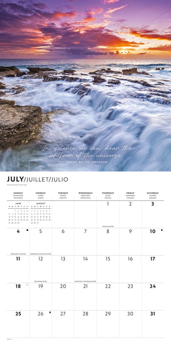 Tranquillity 2027 Square Wall Calendar