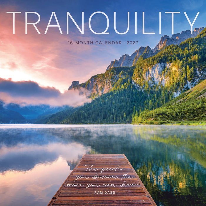 Tranquillity 2027 Square Wall Calendar