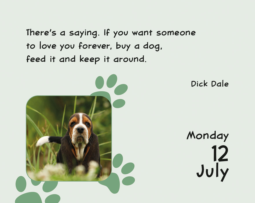 Puppies 2027 Mini Page-A-Day Calendar