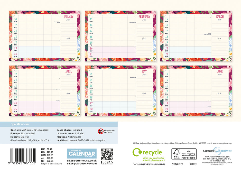 This is Our Year WTV 2027 Square Wall Calendar