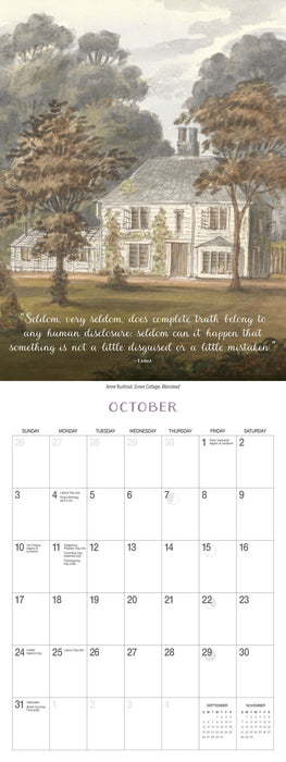 Jane Austen 2027 Wall Calendar