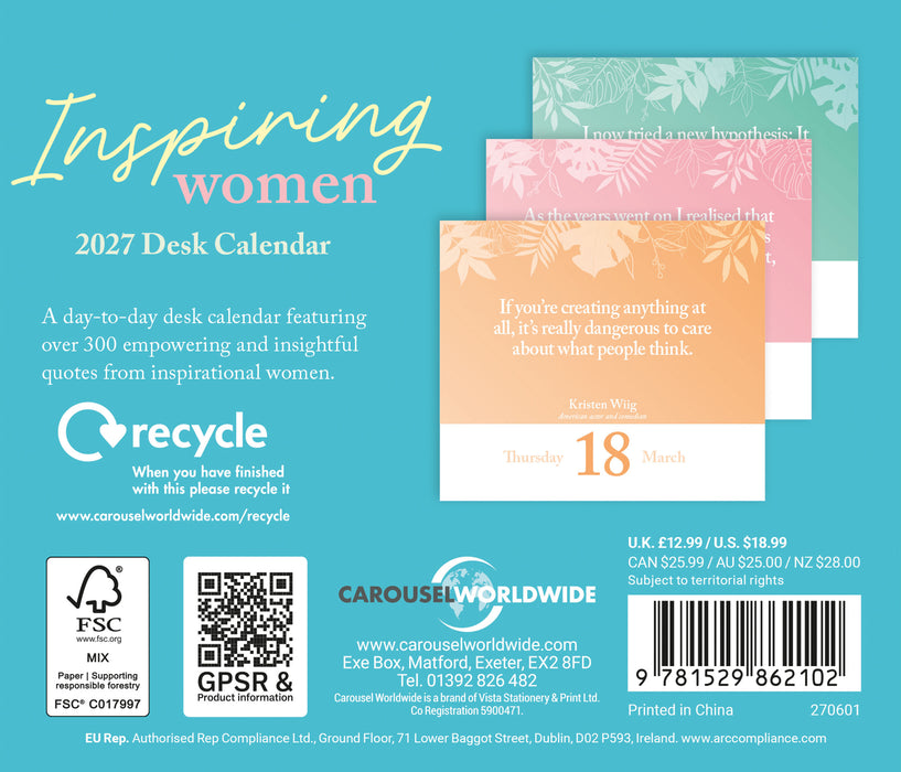 Inspiring Women 2027 Page-A-Day Calendar