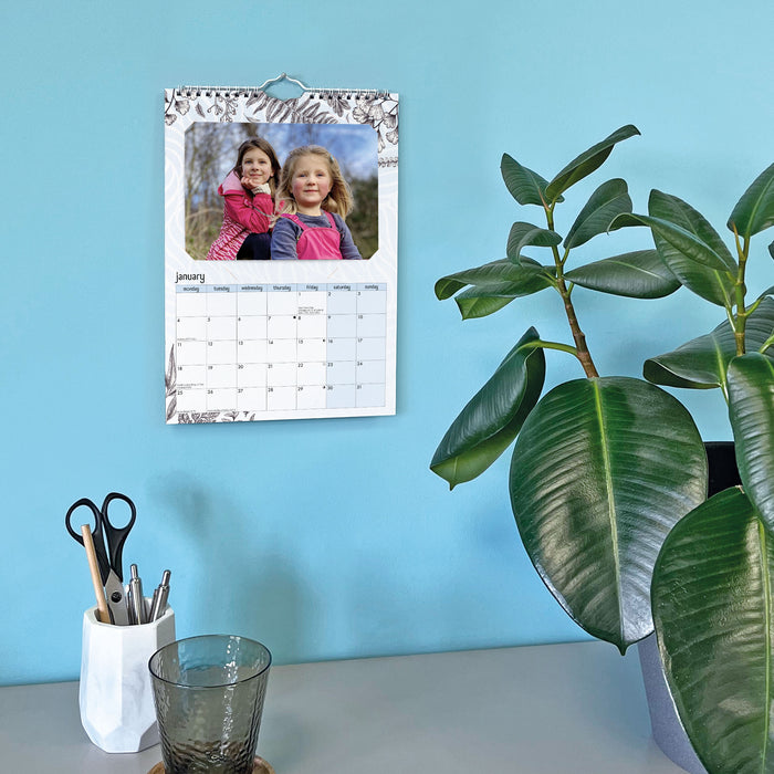 Your Family Photos 2027 A4 Wall Calendar