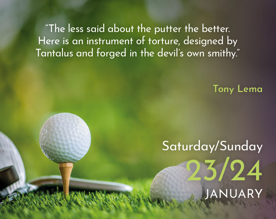 Golf Quips 2027 Mini Page-A-Day Calendar