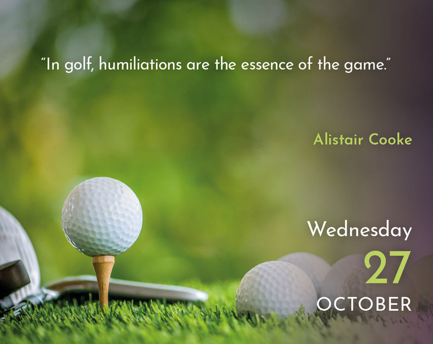 Golf Quips 2027 Mini Page-A-Day Calendar