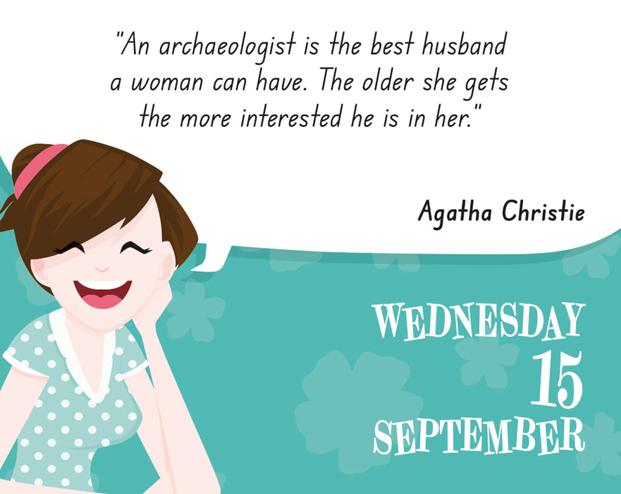 Womens Wit 2027 Mini Page-A-Day Calendar