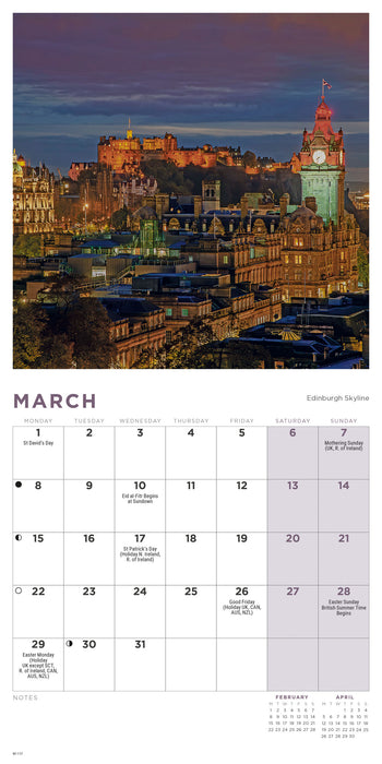 Scotland 2027 Mini Wall Calendar