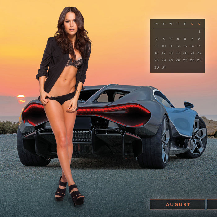 Girls & Cars Wiro 2027 Square Wall Calendar