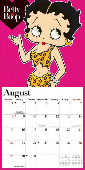 Betty Boop 2027 Mini Wall Calendar