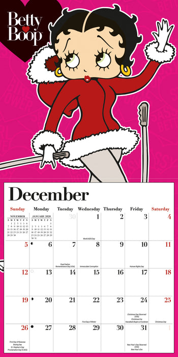 Betty Boop 2027 Mini Wall Calendar