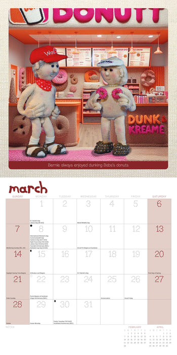 Nudinits 2027 Square Wall Calendar