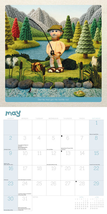 Nudinits 2027 Square Wall Calendar