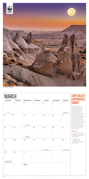WWF Fragile Earth 2027 Square Wall Calendar