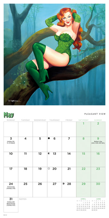 Pin Ups 2027 Mini Wall Calendar