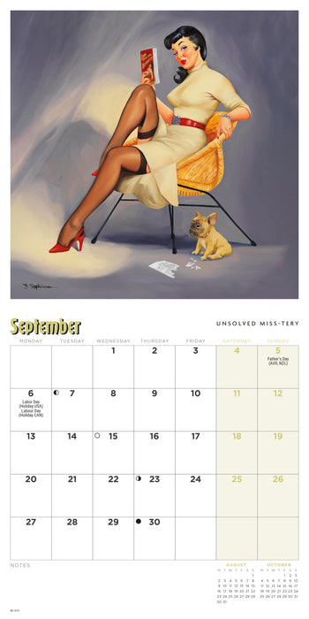 Pin Ups 2027 Mini Wall Calendar