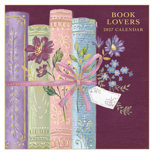 Book Lovers Orchard Design 2027 Square Wall Calendar