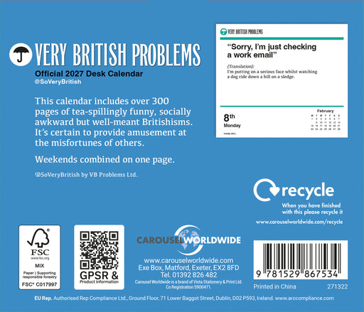 Very British Problems 2027 Page-A-Day Calendar