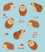 Fashion Diary Hedgehogs 2027 Pocket Diary
