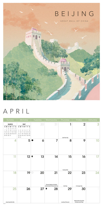 City Chic  Orchard Design 2027 Square Wall Calendar