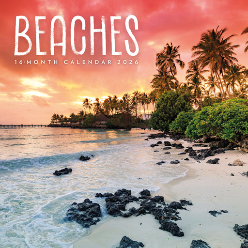 Beaches 2026 Mini Wall Calendar