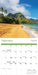 Beaches 2026 Square Wall Calendar